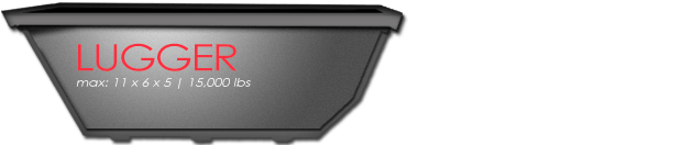 Commercial Scrap Metals Recycling Lugger Containers